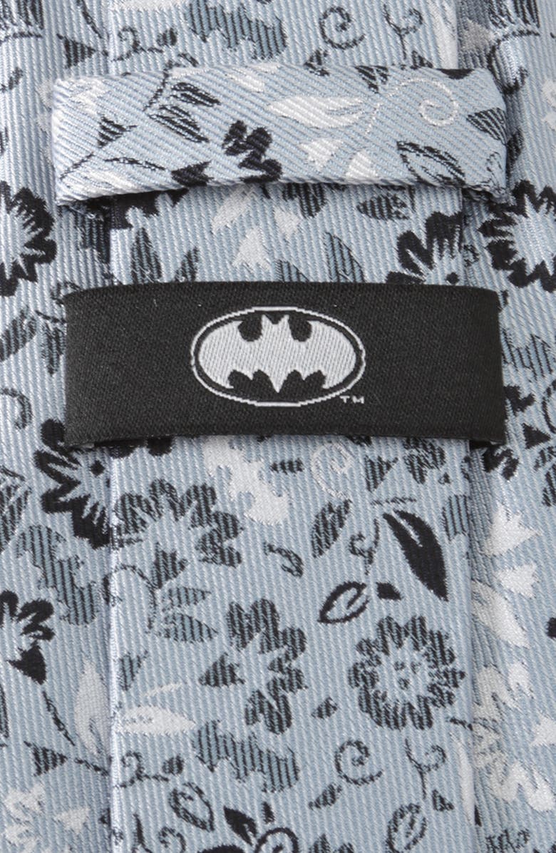 Cufflinks, Inc. Batman Floral Silk Tie, Alternate, color, Blue