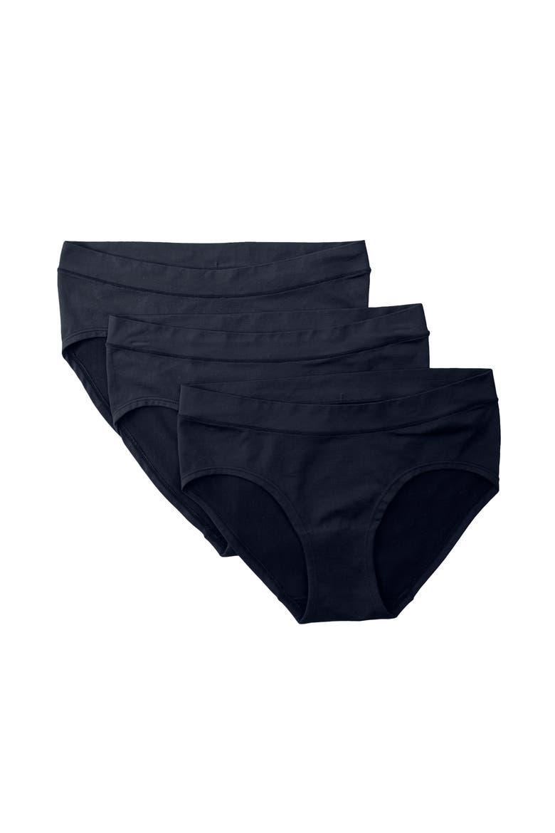 3-Pack Cooling Maternity Briefs, Main, color, BLACK