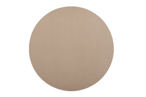 FRIELING Davanti by Mattola Placemats Set of 6, Round 15 Inch Indoor Outdoor Table Placemats in Taupe at Nordstrom