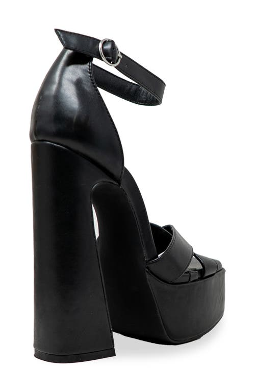 CHASE & CHLOE CHASE AND CHLOE ROSETTA PLATFORM SANDAL 