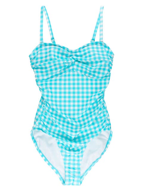 UPF50+ Sun Protected Women's Convertible Bandeau One Piece Swimsuit
