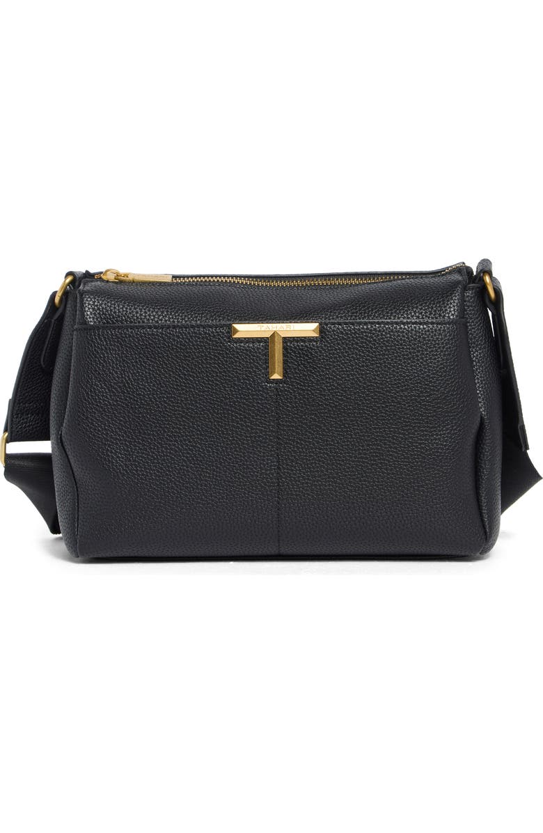Tahari Ainslee Crossbody Bag, Main, color, Black