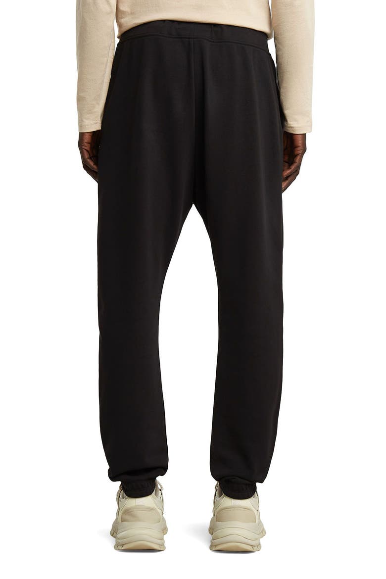 Script Sweatpants, Alternate, color, DARK BLACK