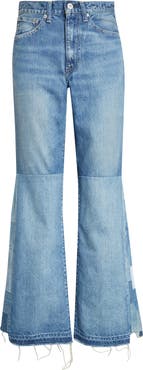 KURO Tectonic Denim Version 2 Flare Leg Jeans