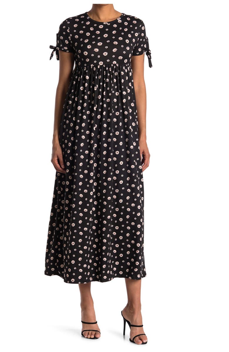 Velvet Torch Tie Sleeve Maxi Dress, Main, color, 