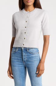 Joie Cashmere Cable Cardigan