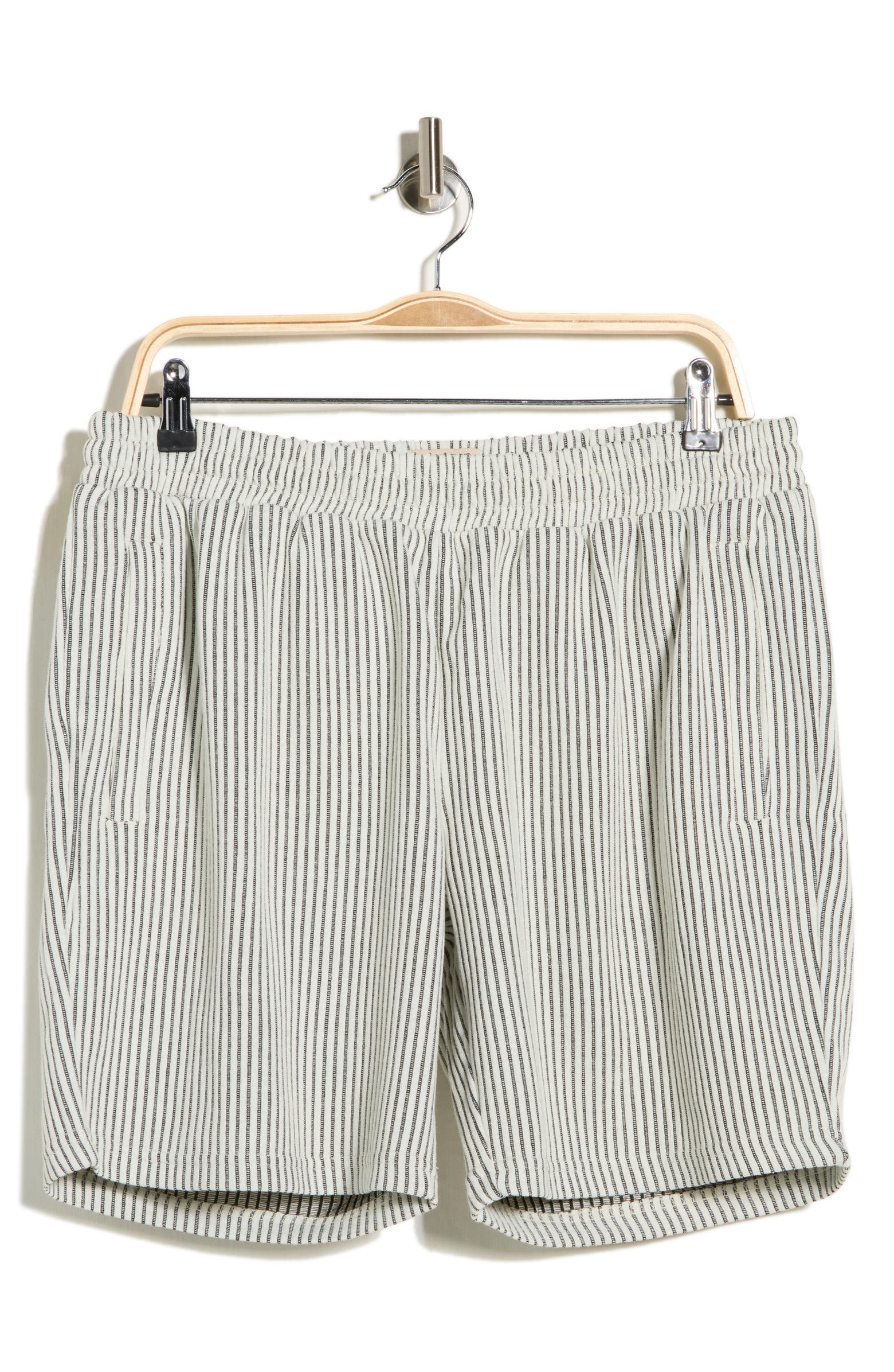 FLEECE FACTORY Rib Stripe Shorts | Nordstromrack