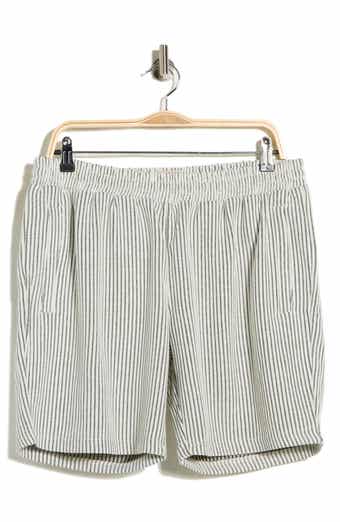 FLEECE FACTORY Rib Stripe Shorts