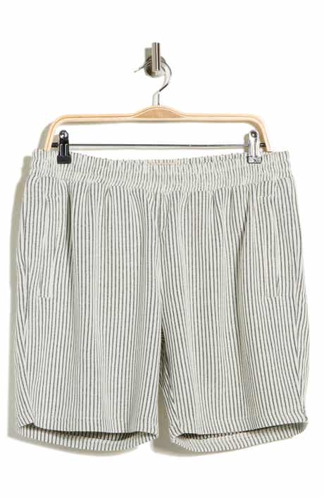 FLEECE FACTORY Rib Stripe Shorts