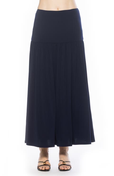 Aven Drop Waist Maxi Skirt