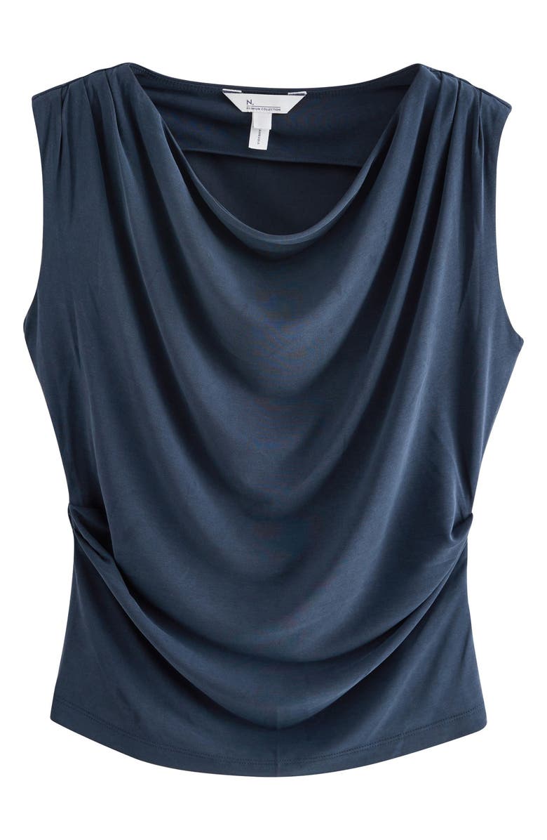 NEXT Cowl Neck Sleeveless Top, Alternate, color, Blue