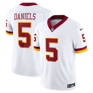 Nike Men's Nike Jayden Daniels White Washington Commanders Vapor F.U.S.E. Stitched Limited Jersey