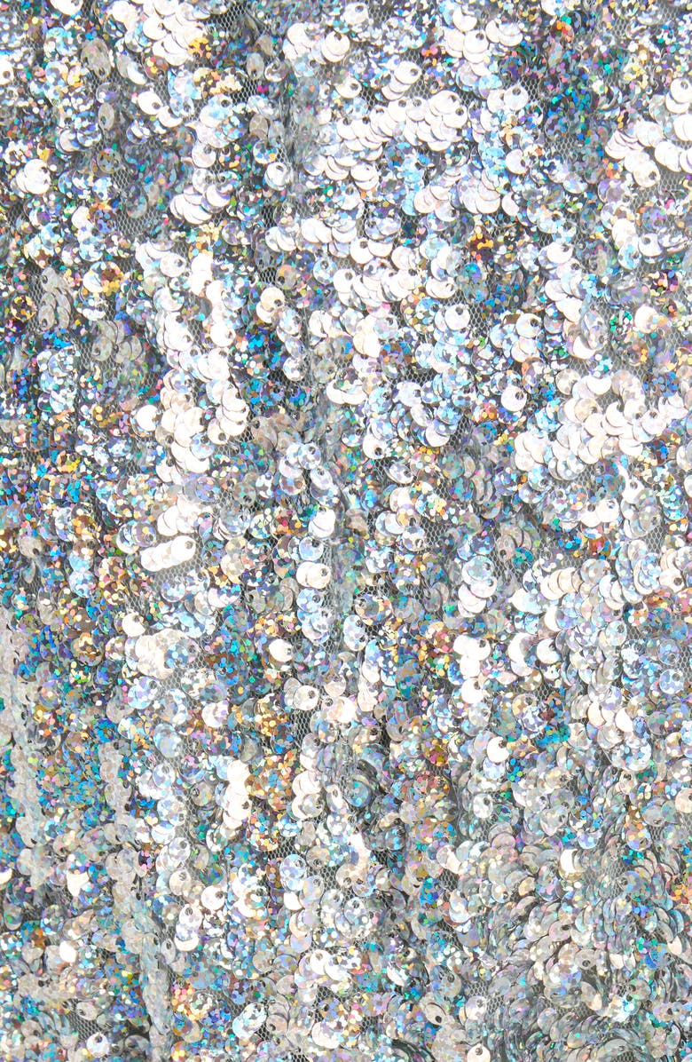 Dries Van Noten Ronas Quilt Lined Sequin Wrap Coat, Alternate, color,