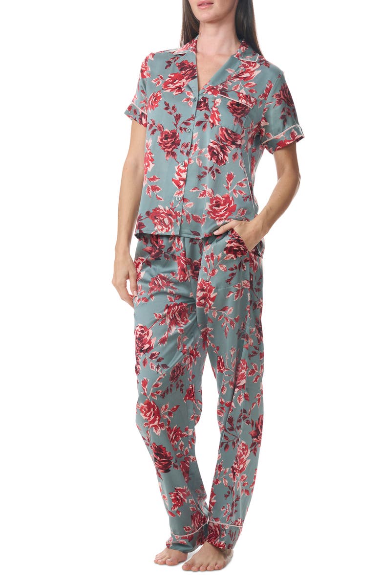 Splendid Notch Collar Pajamas, Main, color,