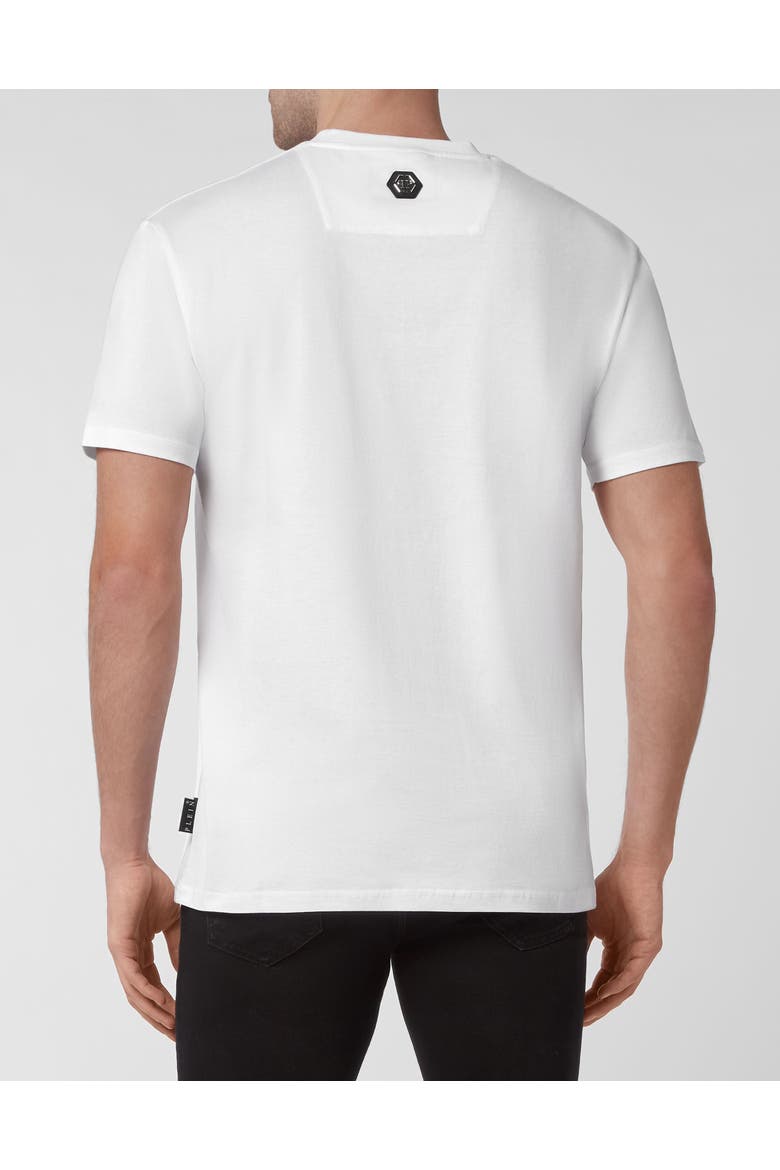 T-Shirt Round Neck Men, Alternate, color, white
