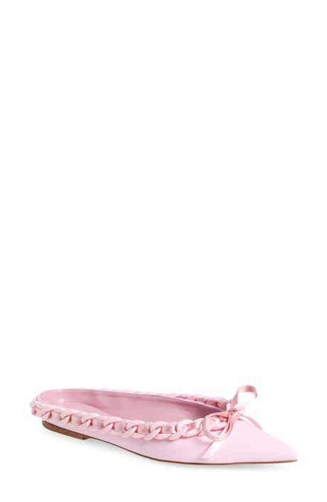 Giambattista Valli Ribbon & Chain Pointed Toe Mule