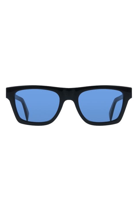 Morrel 54mm Gradient Rectangular Sunglasses