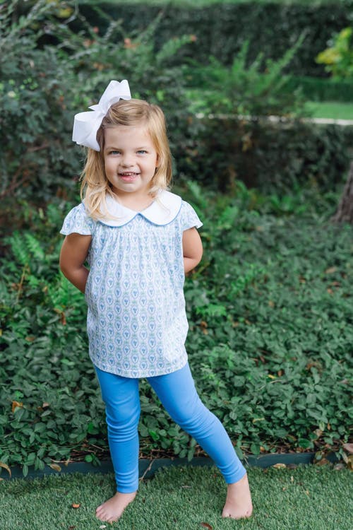 Shop Lila And Hayes Minden Girls' Legging Set In Hampton Blooms