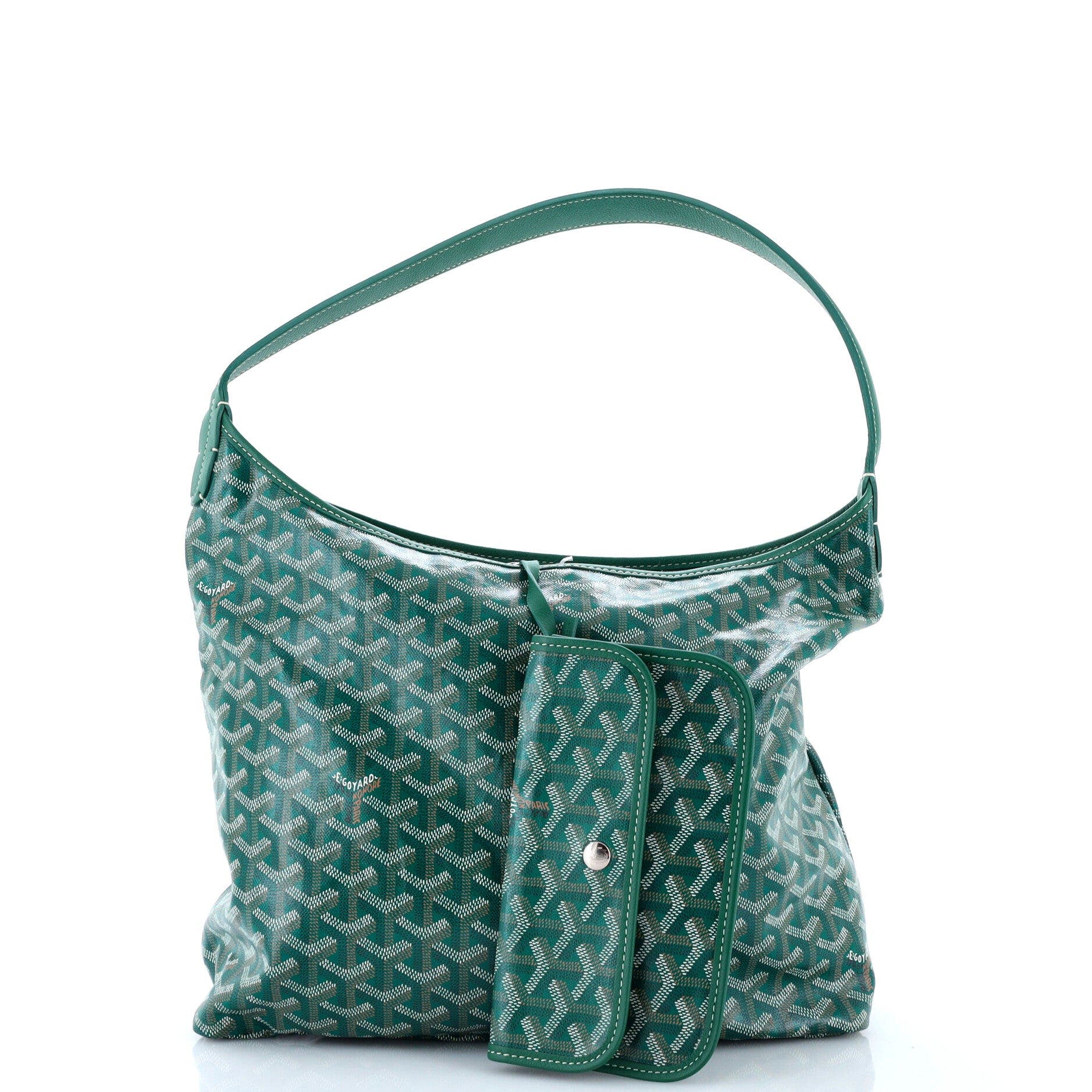 Boheme Hobo Coated Canvas, Alternate, color, Green