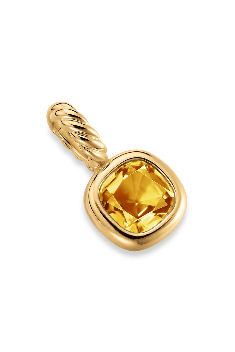 Mini Cushion Cut Enhancer, Main, color, CITRINE