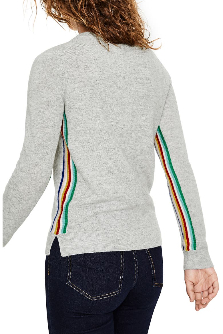 Cashmere Sweater, Alternate, color, GREY PLACEMENT STRIPE