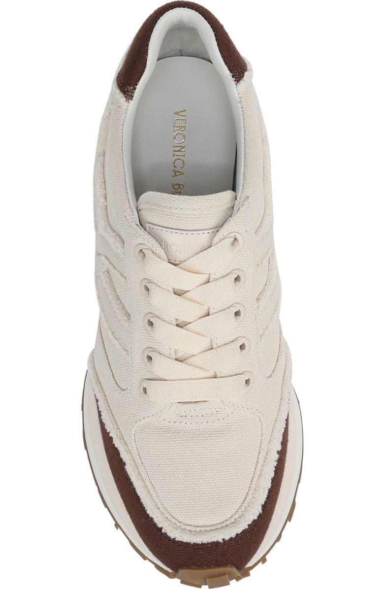 Veronica Beard Valentina Slip-On Sneaker, Alternate, color, Chocolate/ Parchment