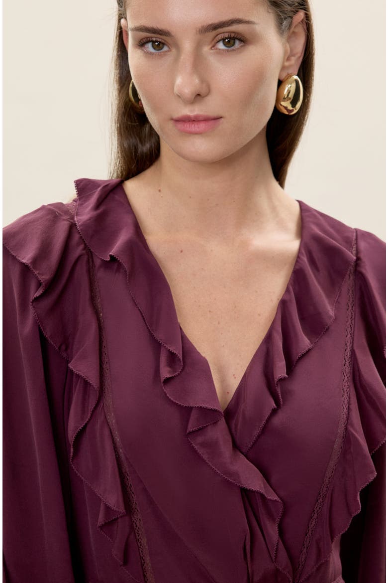 Lillith Dress, Alternate, color, Mulberry