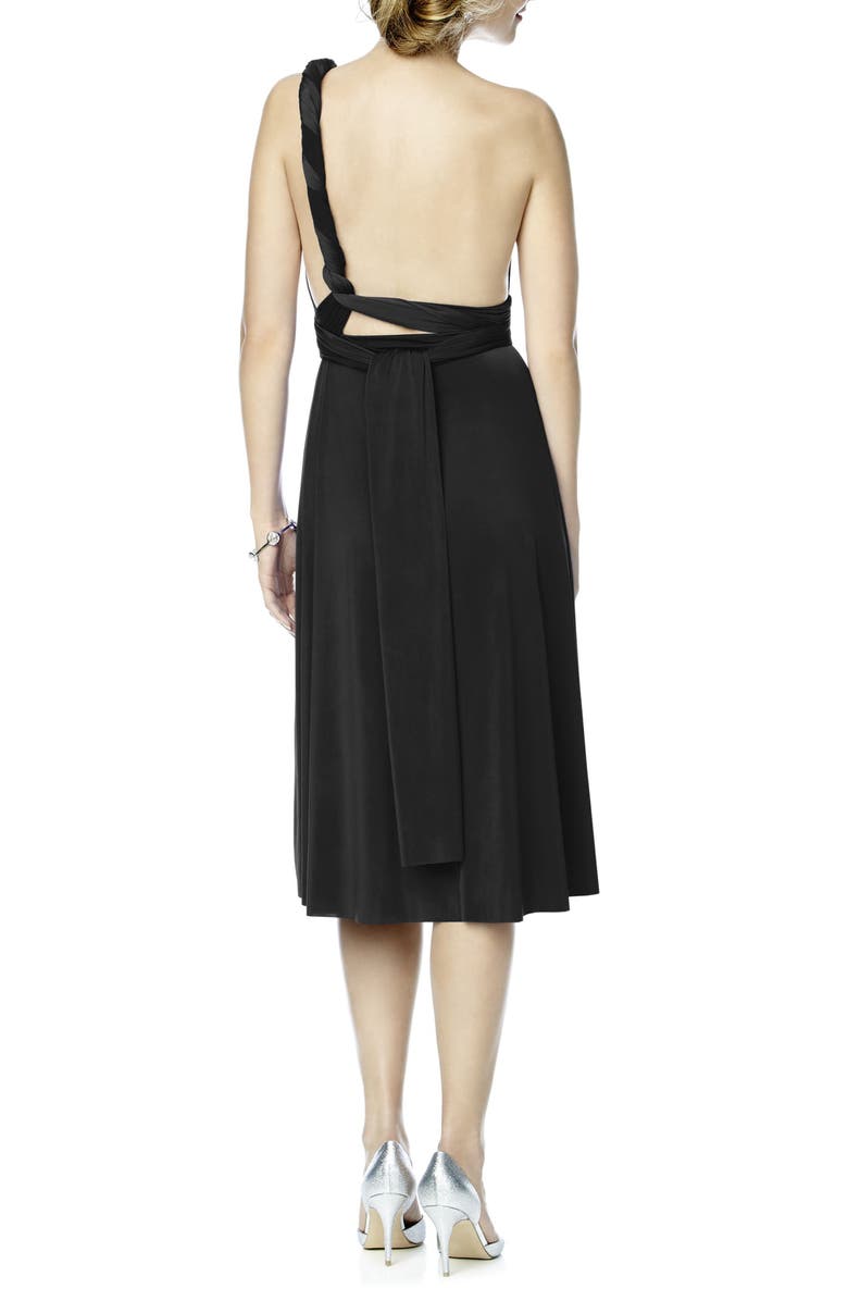 Dessy Collection Convertible Wrap Tie Surplice Jersey Dress, Alternate, color,