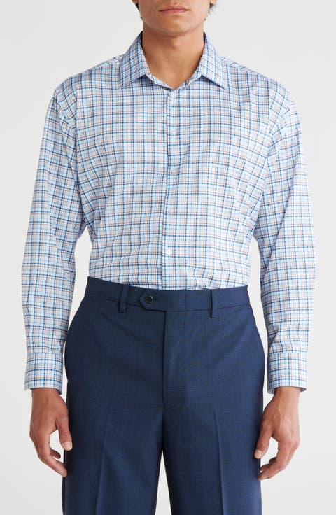 Plaid Regular Fit Dress Shirt