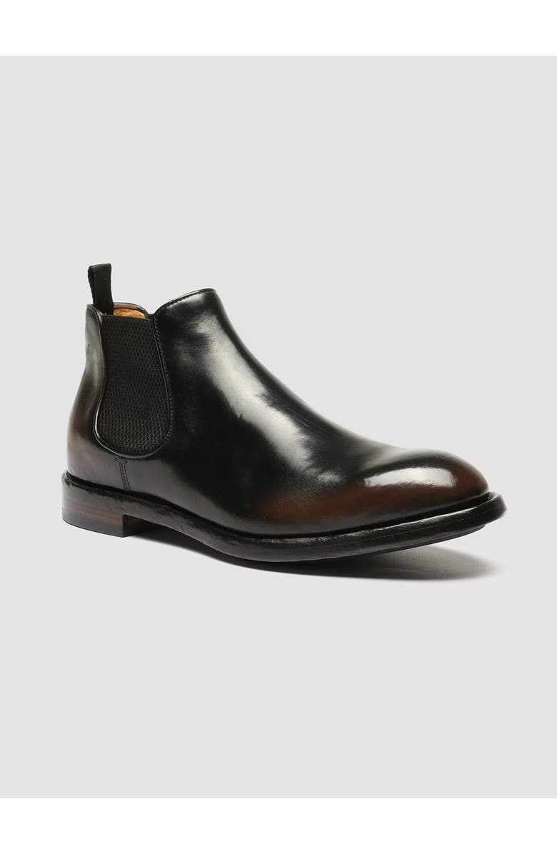 Officine Creative Temple 008 Leather Chelsea Boots, Alternate, color, Brown