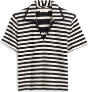 Madewell Stripe Knit Polo