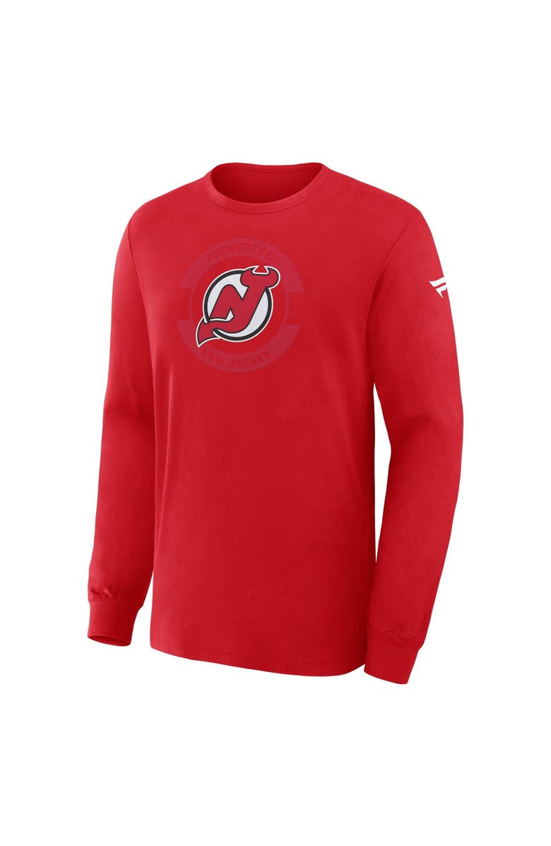 FANATICS Men
s Fanatics Red New Jersey Devils Authentic Pro Property Of Practice Long Sleeve T-Shirt, Alternate, color, Red