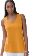 Jessica London Scoop-Neck Sweater Tank