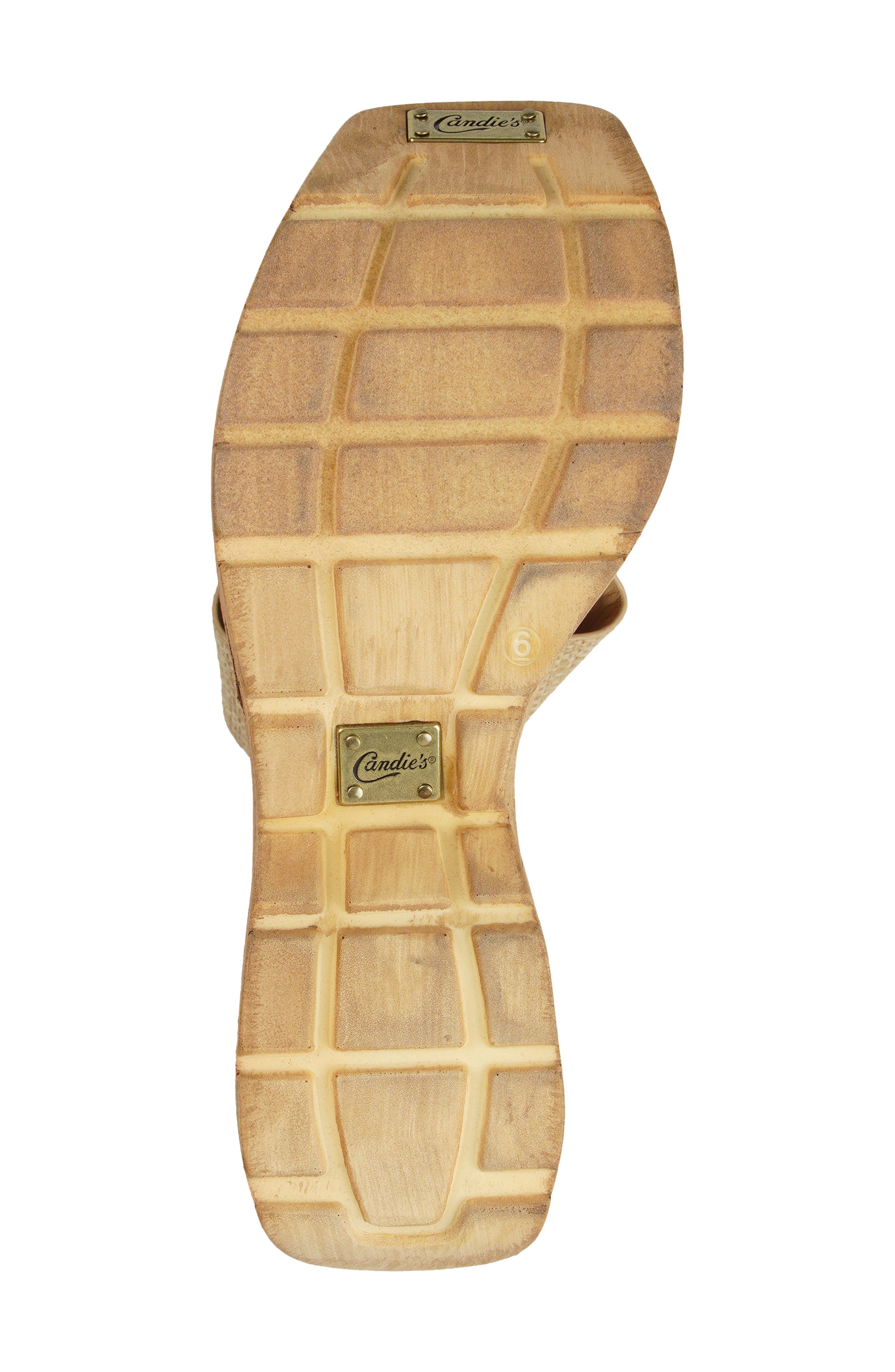 Marabelle Platform Wedge Slide Sandal, Alternate, color, NATURAL