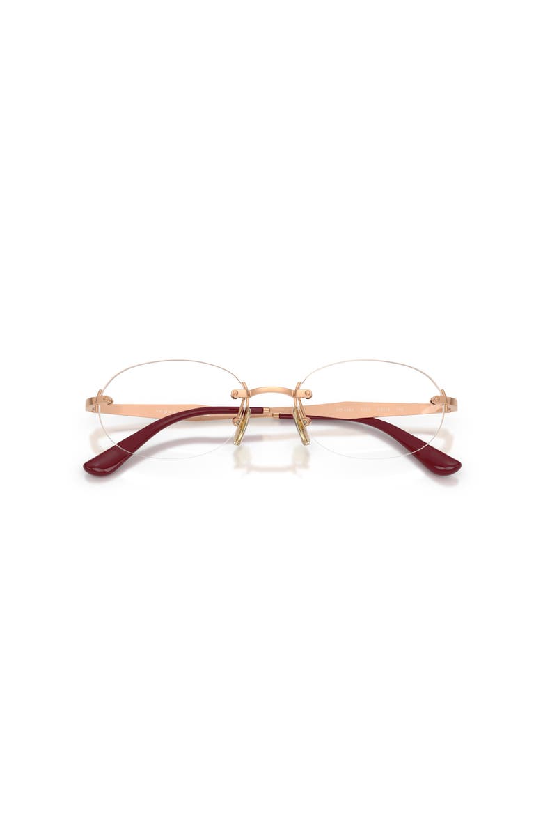Vogue Eyewear 53mm Oval optical glasses, Alternate, color, Pink