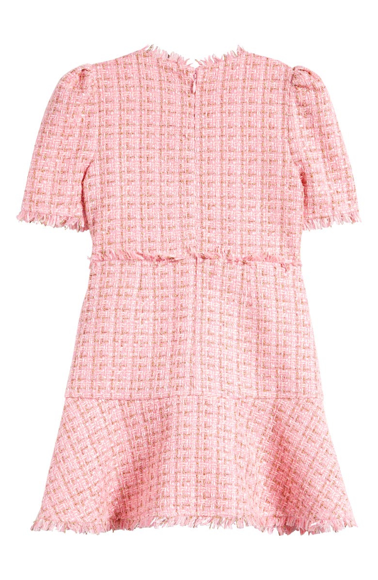 Bardot Junior Kids' Ruby Metallic Bouclé Party Dress, Alternate, color, 