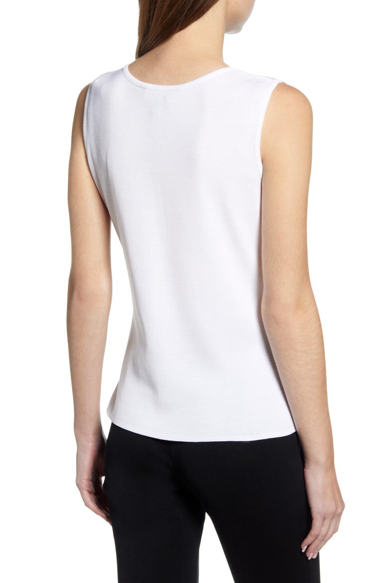 Scoop Neck Sweater Tank, Alternate, color, WHITE