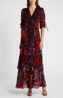 Hutch Floral Pattern Wrap Dress