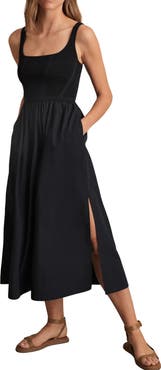 Reiss Kori Mixed Media Dress