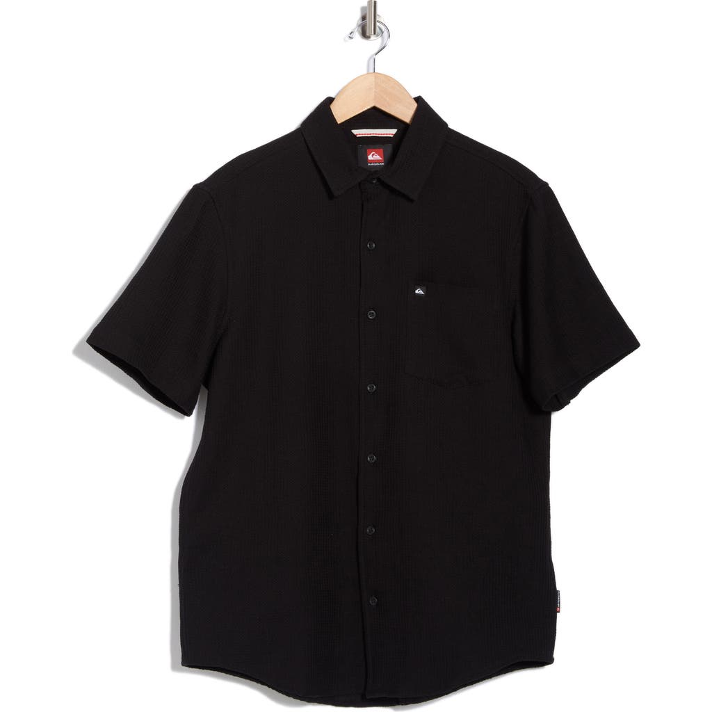 Quiksilver Danya Short Sleeve Cotton Button-up Shirt