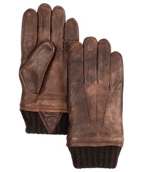 Burnished Leather Flight Glove