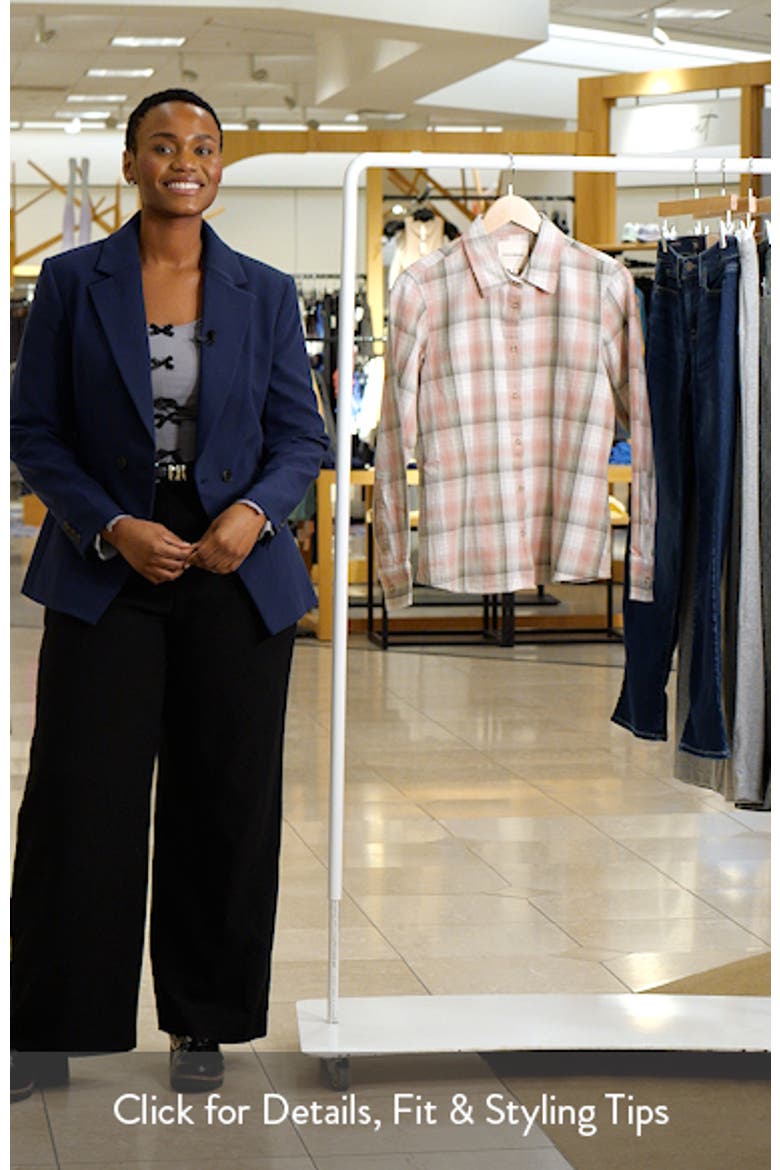 Plaid Button-Up Cotton Shirt video