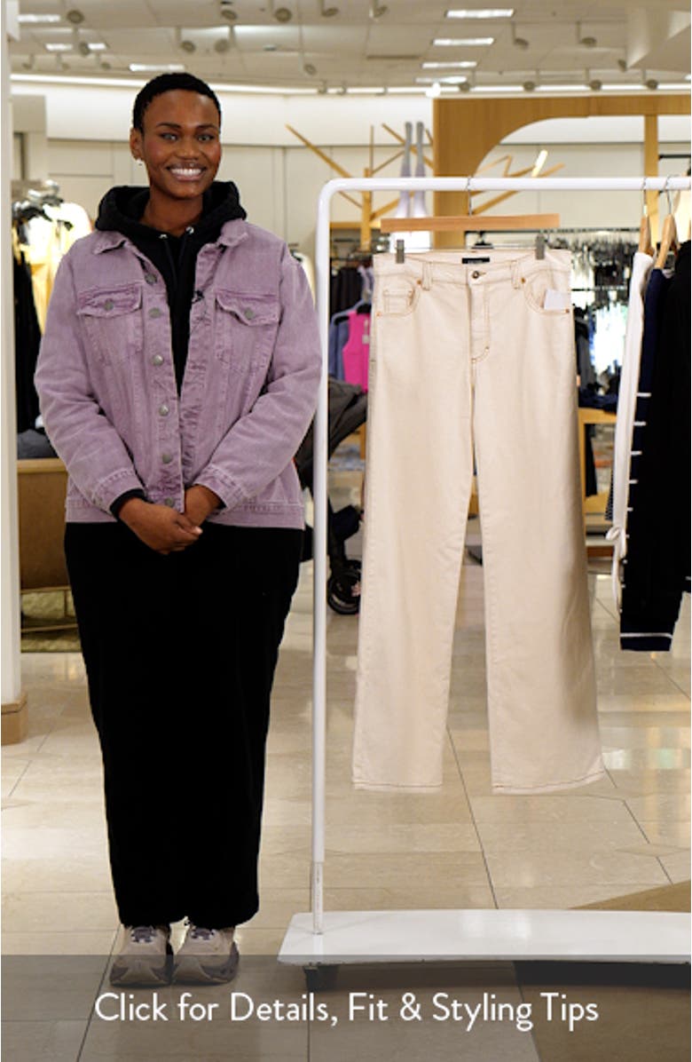 High Waist Wide Leg Jeans, sales video thumbnail