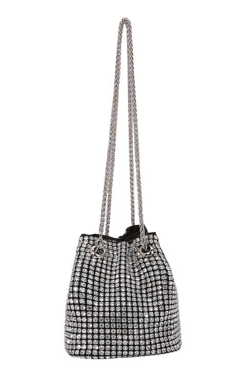 Rhinestone Bucket Bag