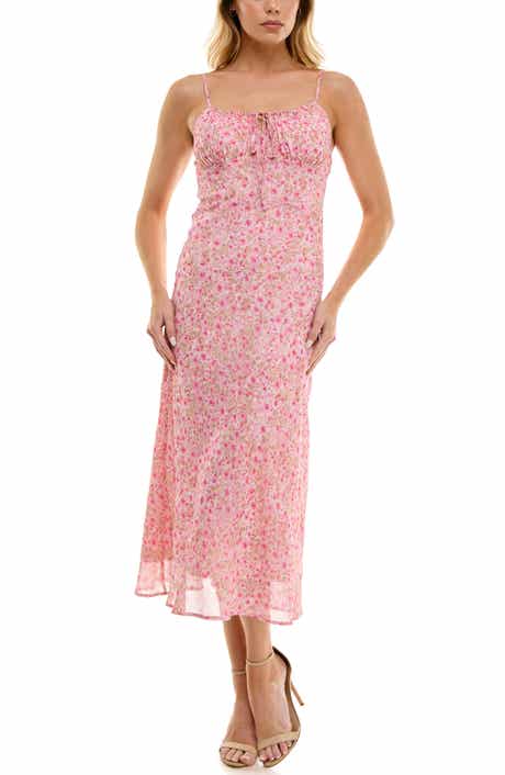 Socialite Bias Cut Midi Sundress