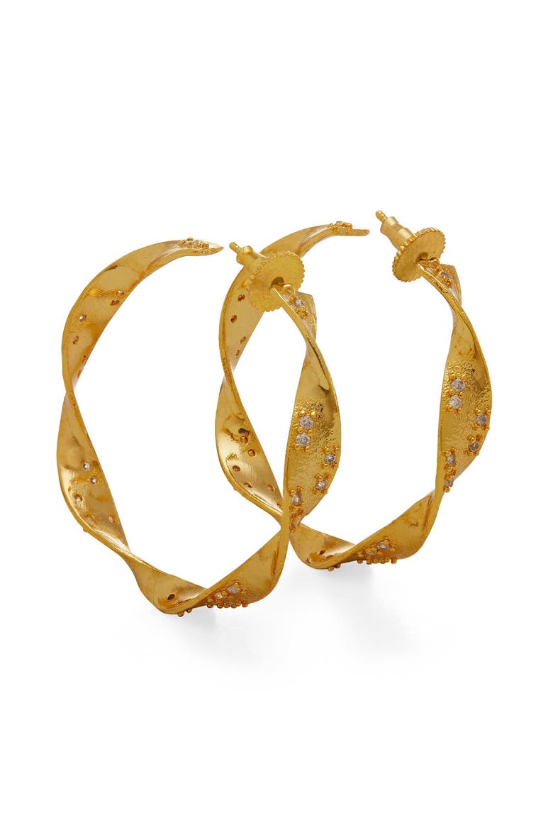 KALI HOOPS, Main, color, Gold Plated