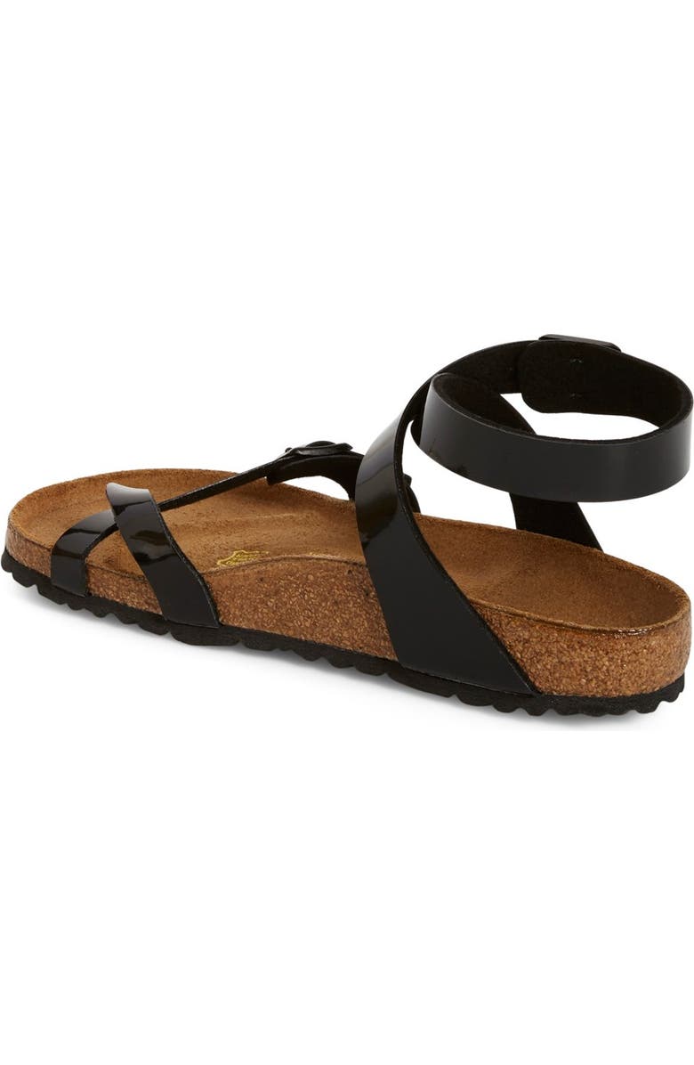 Birkenstock 'Yara' Birko-Flor<sup>™</sup> Ankle Strap Sandal, Alternate, color,