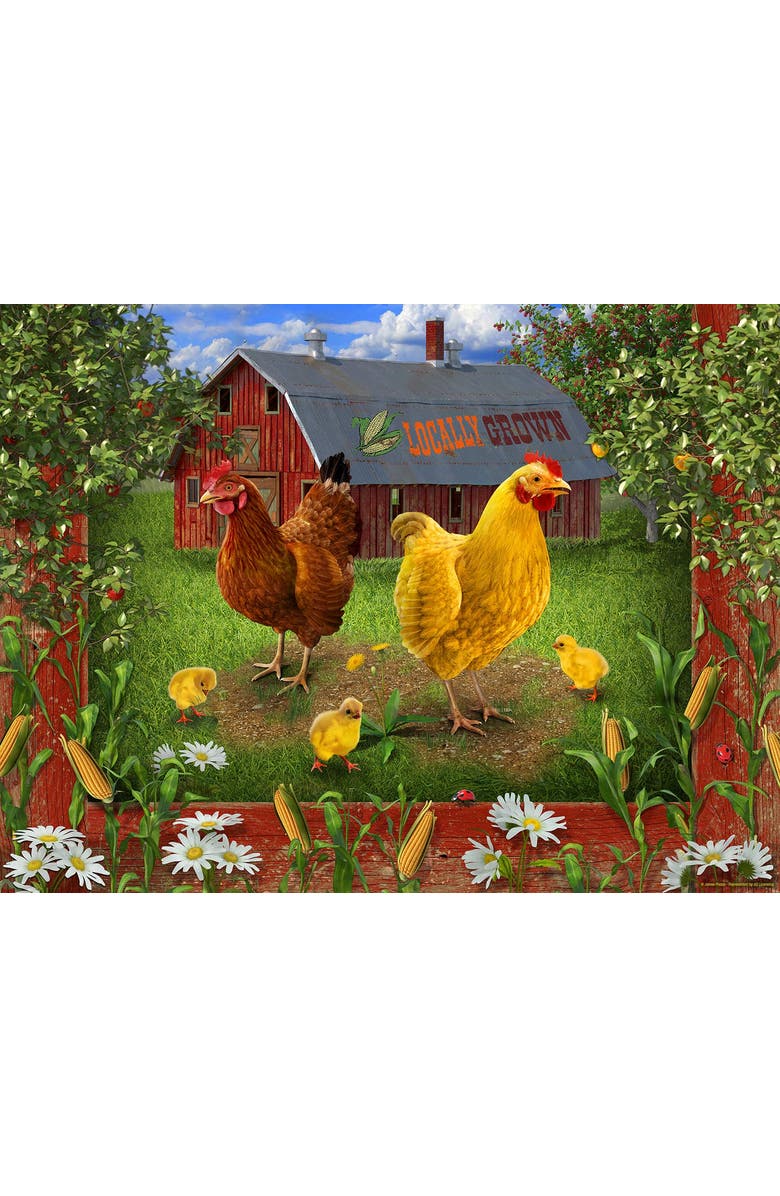 Sunsout Locally grown 500 piece Jigsaw Puzzle for Adults, Alternate, color, Multicolor