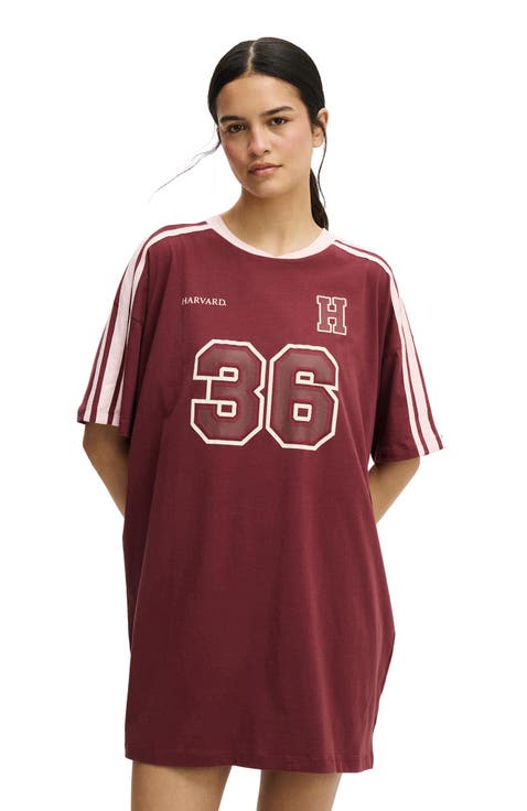 Women's 90 S Sporty Tshirt Nightie
