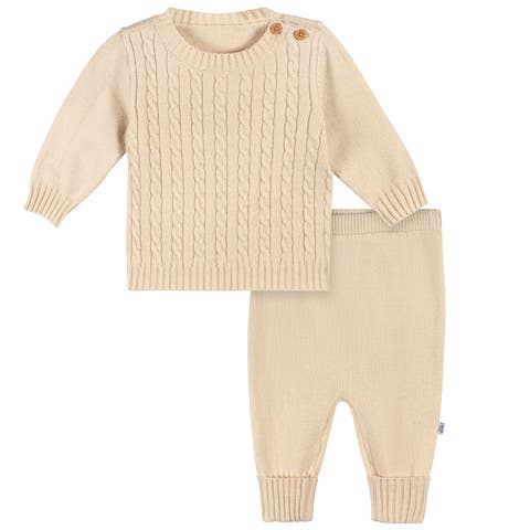 Cable Knit Sweater 2-Piece Set (Baby)